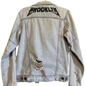Carbon Distressed Brooklyn Jean Jacket